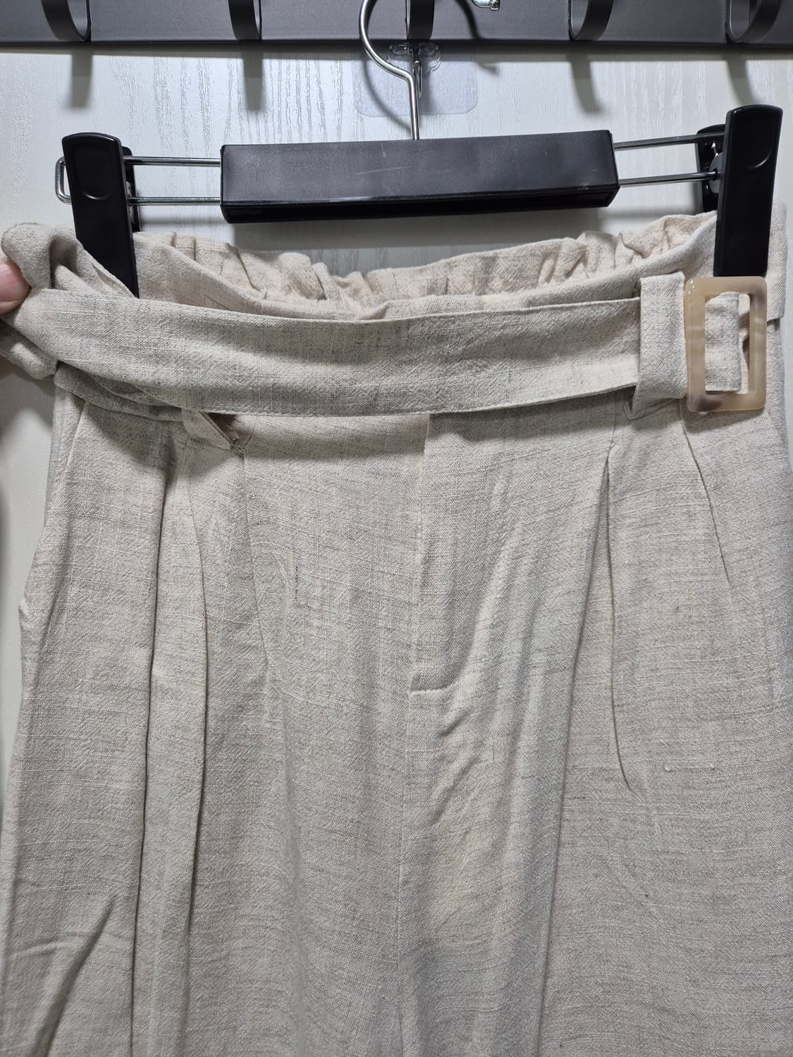 NAIN 린넨 벨트 반바지 상품이미지2