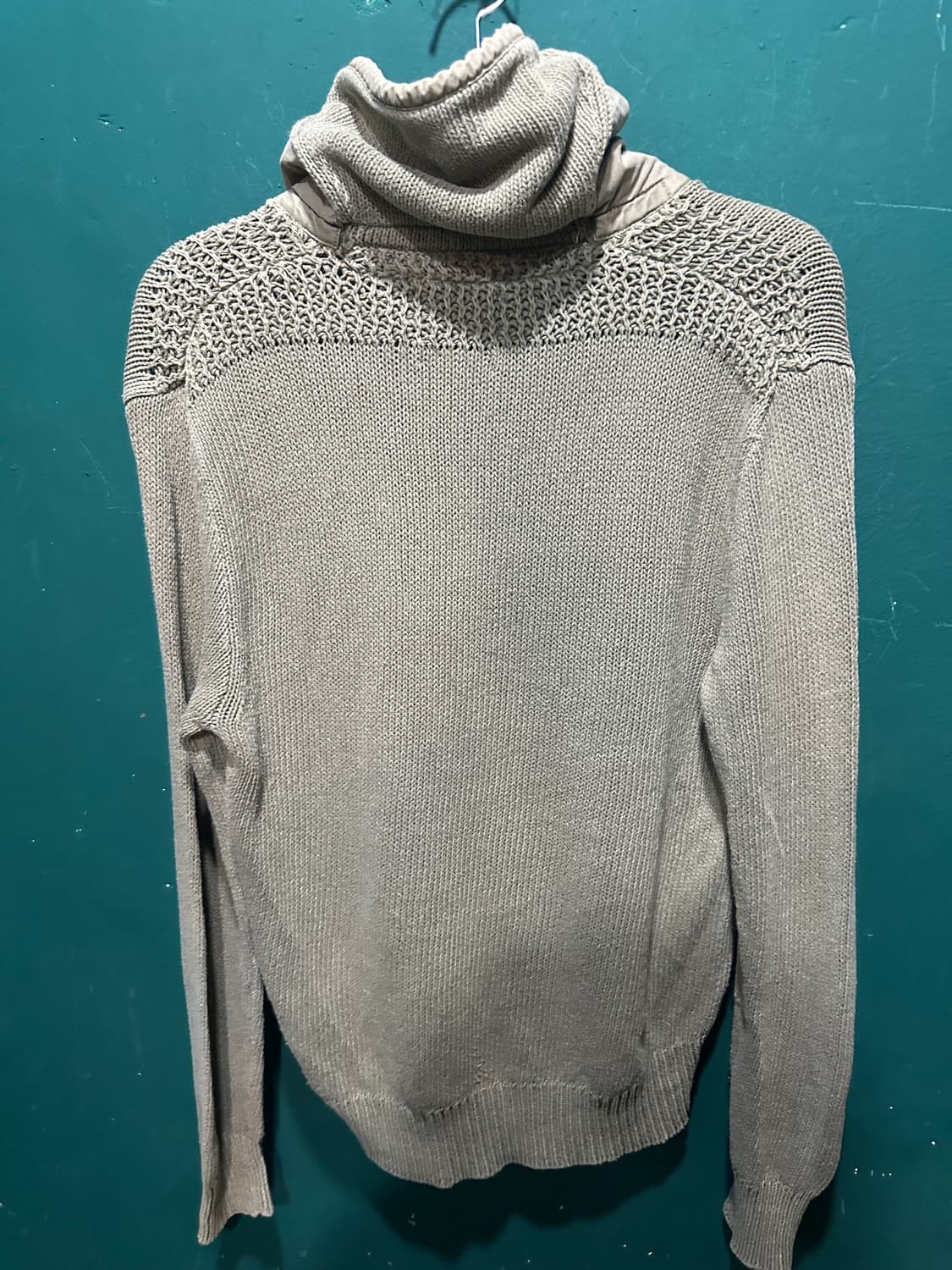 폴로 밀리터리 숄카라 니트M 상품이미지2