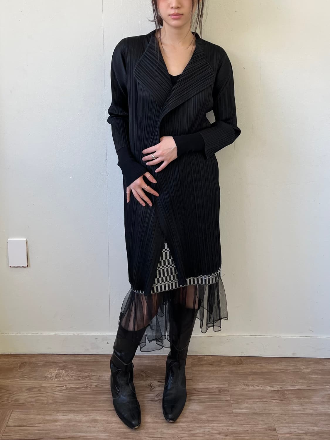 PLEATS PLEASE 플리츠 롱 가디건 상품이미지8