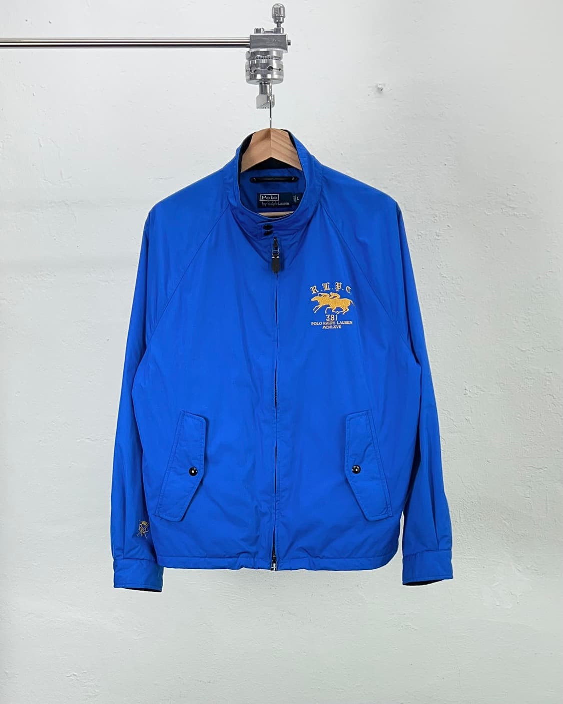 폴로 랄프로렌 오션 블루 클래식 폴리쉘 바라쿠타 자켓 상품이미지1