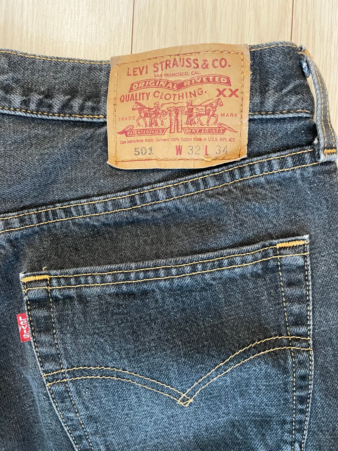 빈티지 리바이스 501 32x34 (실측 30x29) 상품이미지3
