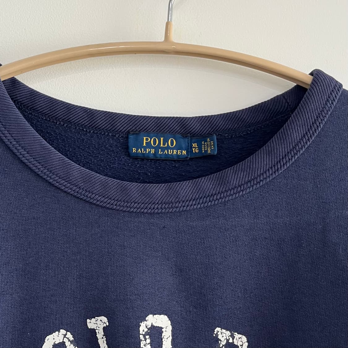 폴로 랄프로렌 빅로고 네이비 맨투맨 상품이미지5