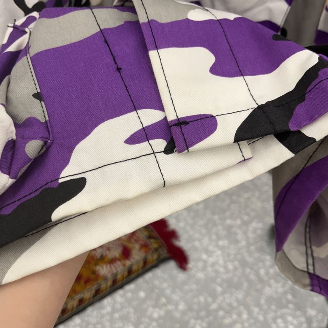 로스코 밀리터리 퍼플 카모 워크 자켓 105 C06276 상품이미지7