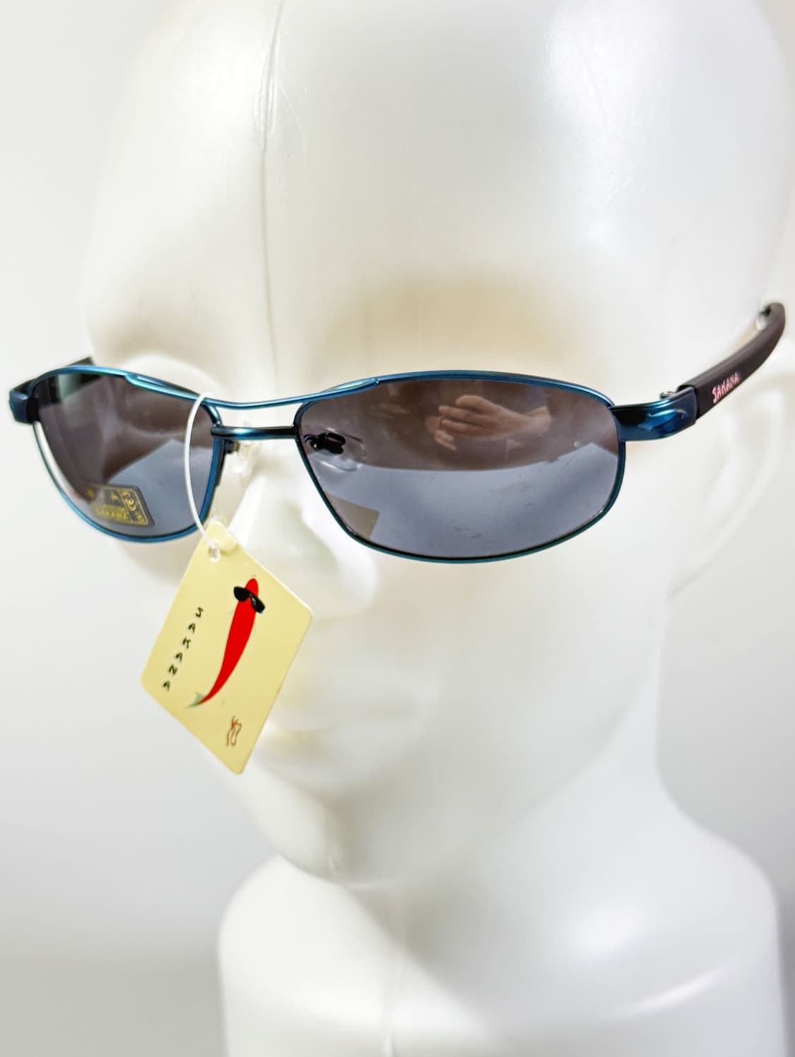 90s SAKANA 투브릿지 슬림스퀘어 틴트 빈티지 선글라스 상품이미지9