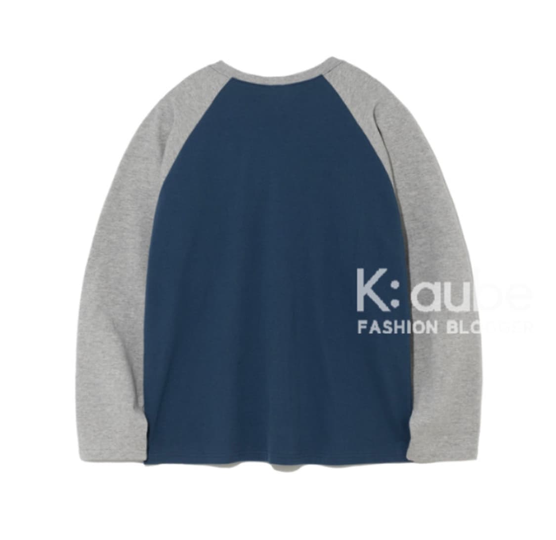 Teket stamp raglan L/S tee blue (차정원 착용) 상품이미지4