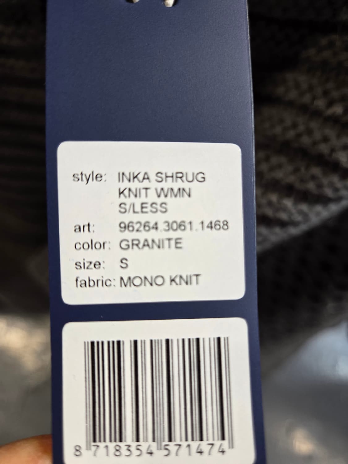 G-STAR회색 니트 망토 가디건(S) 상품이미지7