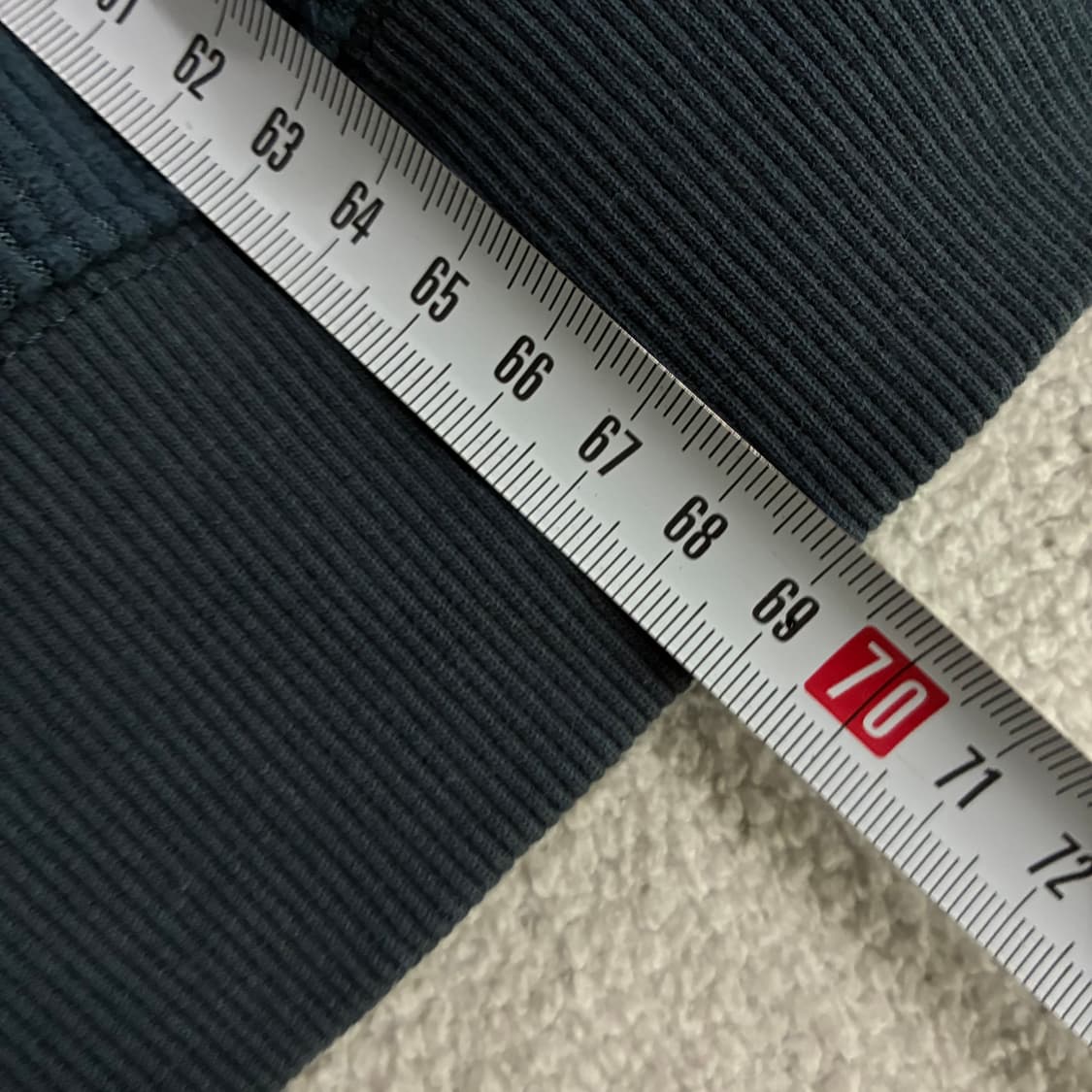 커버낫 하프집업 맨투맨 네이비 m 상품이미지5