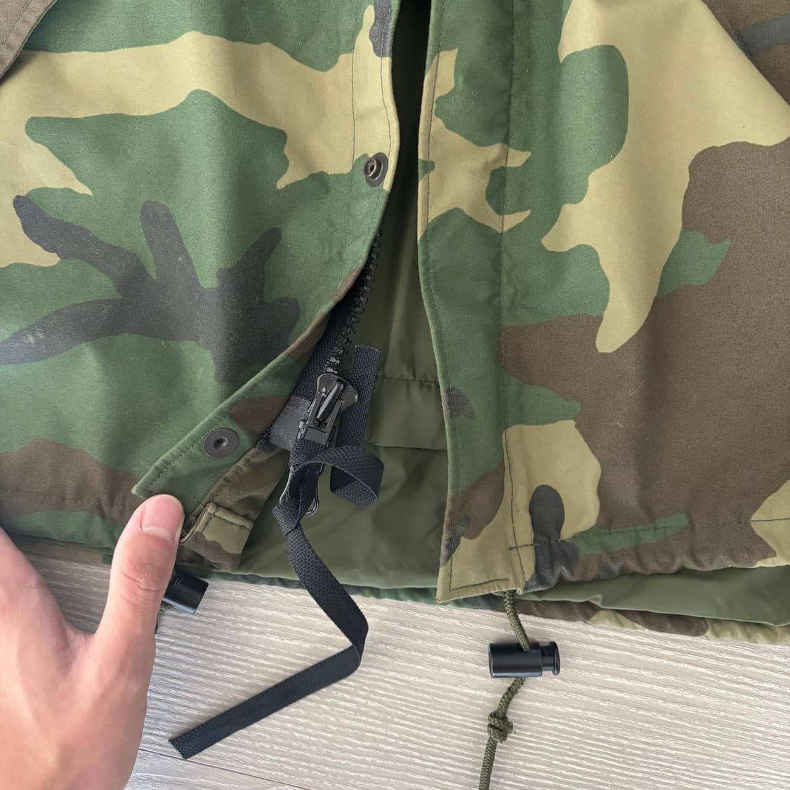 80‘s 우드랜드 카모 콜드웨더파카  상품이미지6