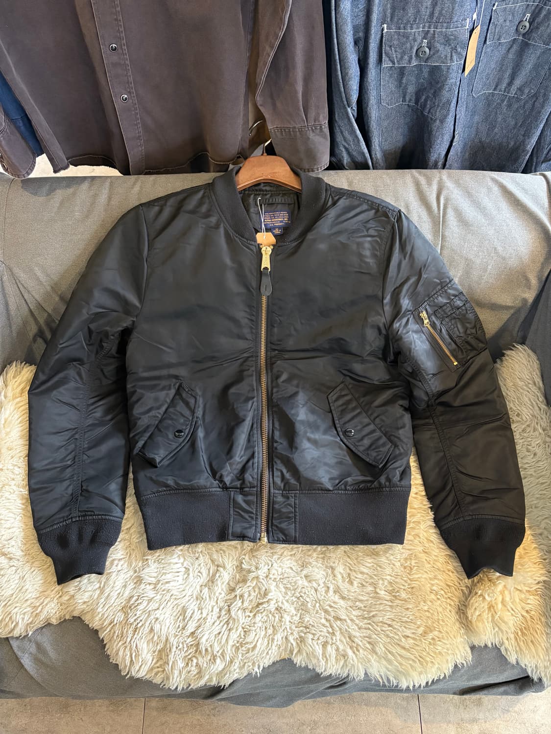 알파 인더스트리 ma-1 항공점퍼 블랙 상품이미지1