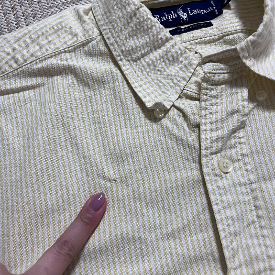 [정품] 폴로 옐로우 / 멀티포니 스트라이프 셔츠 [ 16-34 ] 상품이미지8