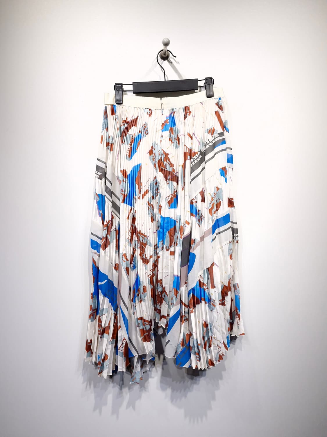 한섬타임 TIME 패턴 플리츠 스커트_호칭64 상품이미지2