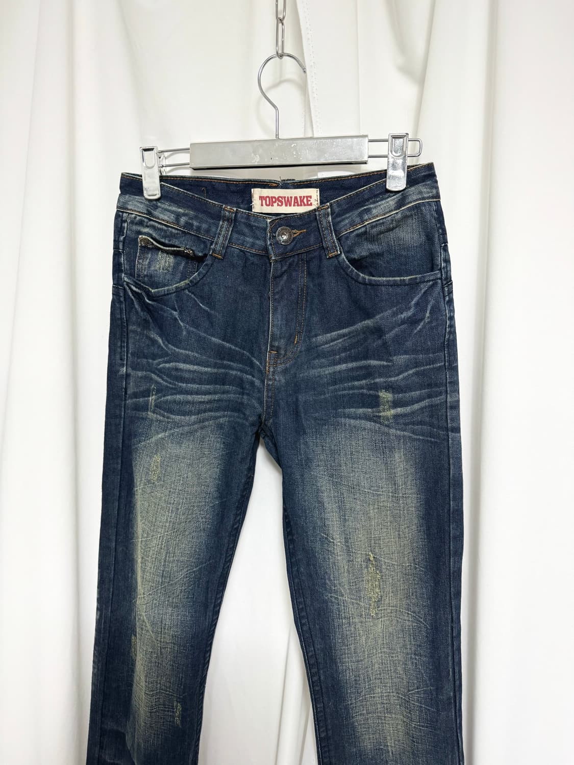 Basic washed denim pants 상품이미지3