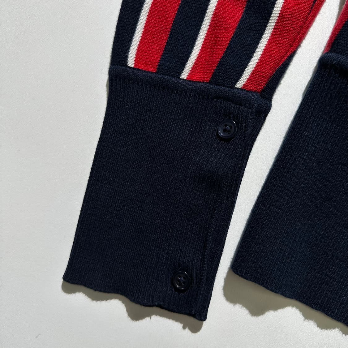 (매장판) Bape 베이프 스트라이프 코튼 니트 가디건 상품이미지7