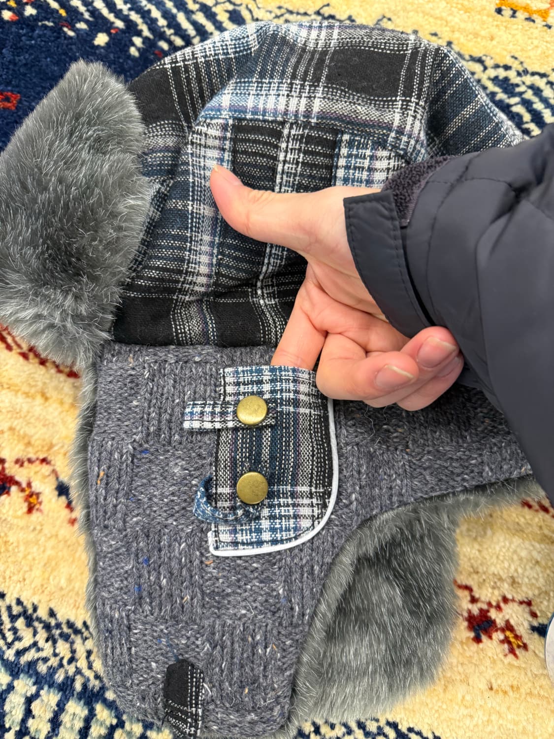 터틀퍼 체크 트루퍼햇 상품이미지4