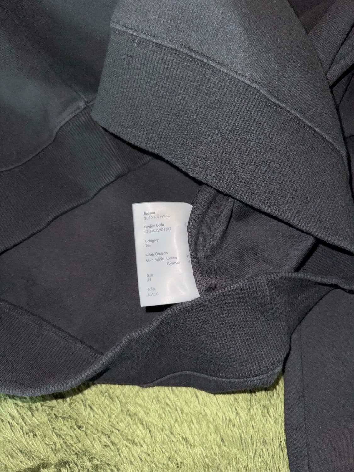 [A1] 아더에러 20FW 오리진 엠브로더리 로고 스웻셔츠 상품이미지7