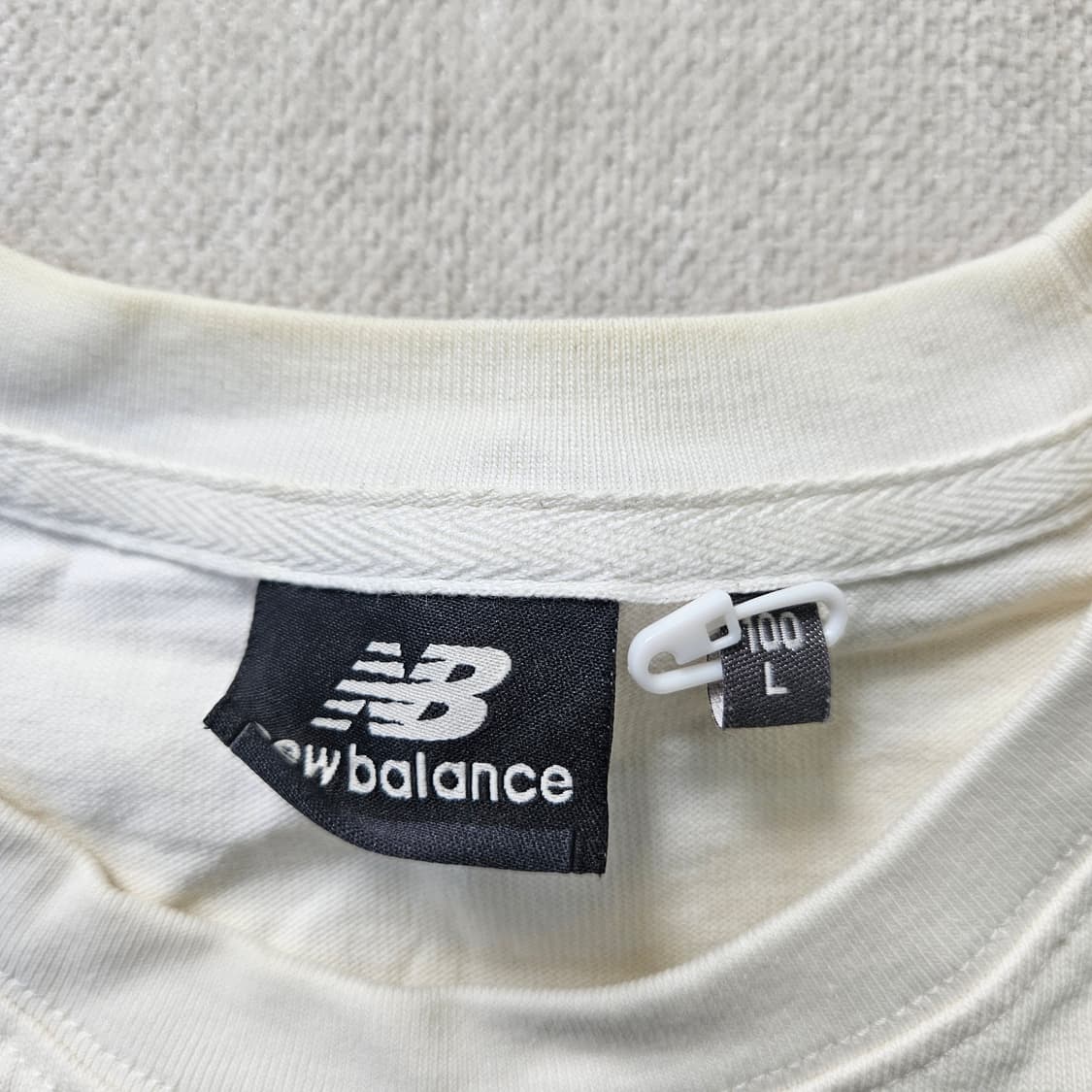L 뉴발란스 롱 슬리브 티셔츠 0309Y 상품이미지3