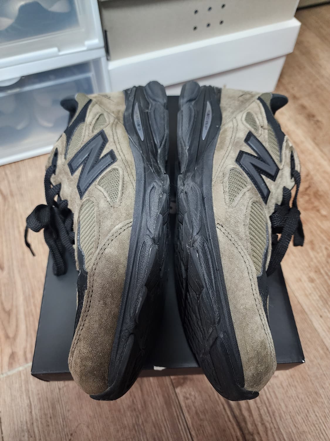 [285] 뉴발란스 x JJJ자운드 990v3 브라운 블랙 상품이미지3