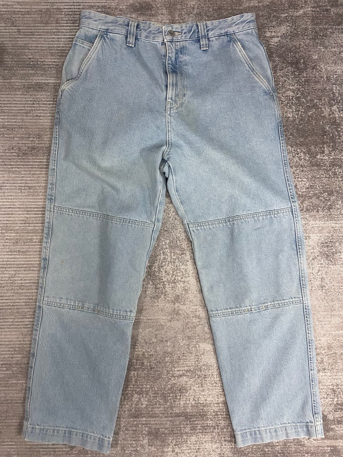 90s Stussy WORKGEAR 더블니 상품이미지1