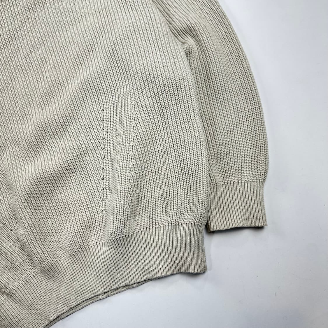 키뮤어 니트 후드 베이지 상품이미지4