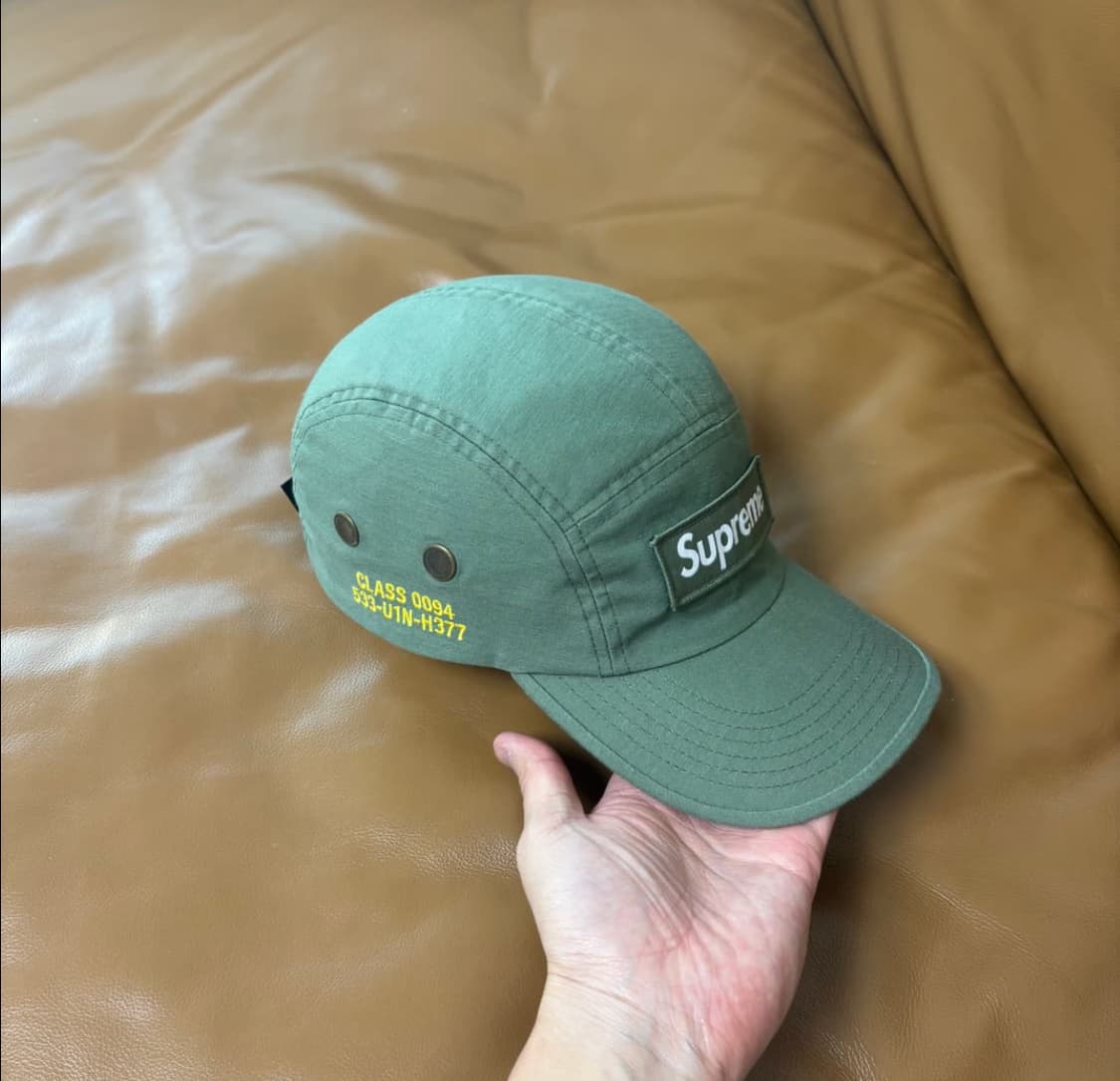 슈프림 캠프캡 모자 박스로고 21SS 밀리터리 올리브 카키 상품이미지3