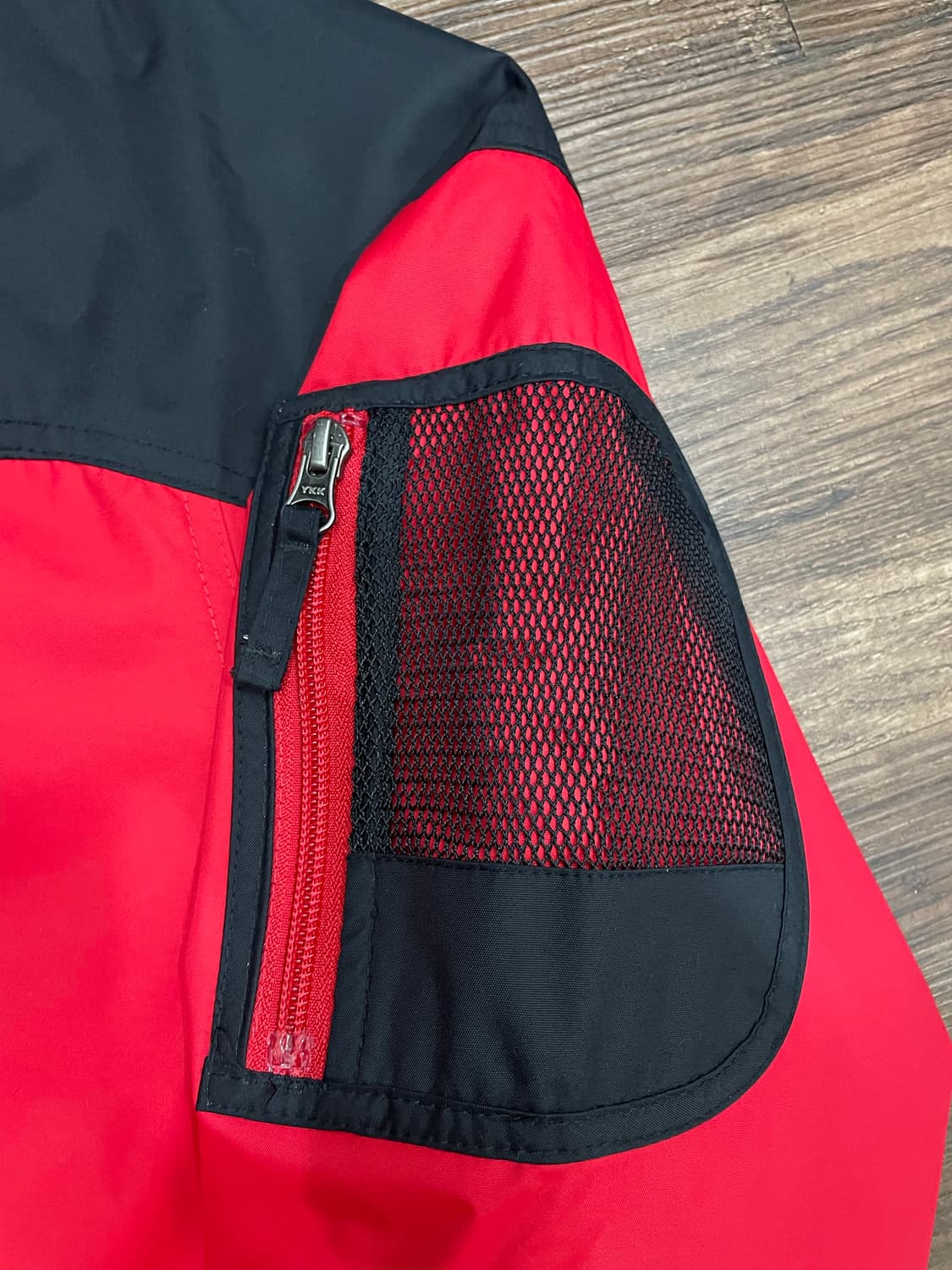 컬럼비아 풀오버 아노락 패딩 자켓 레드 상품이미지4