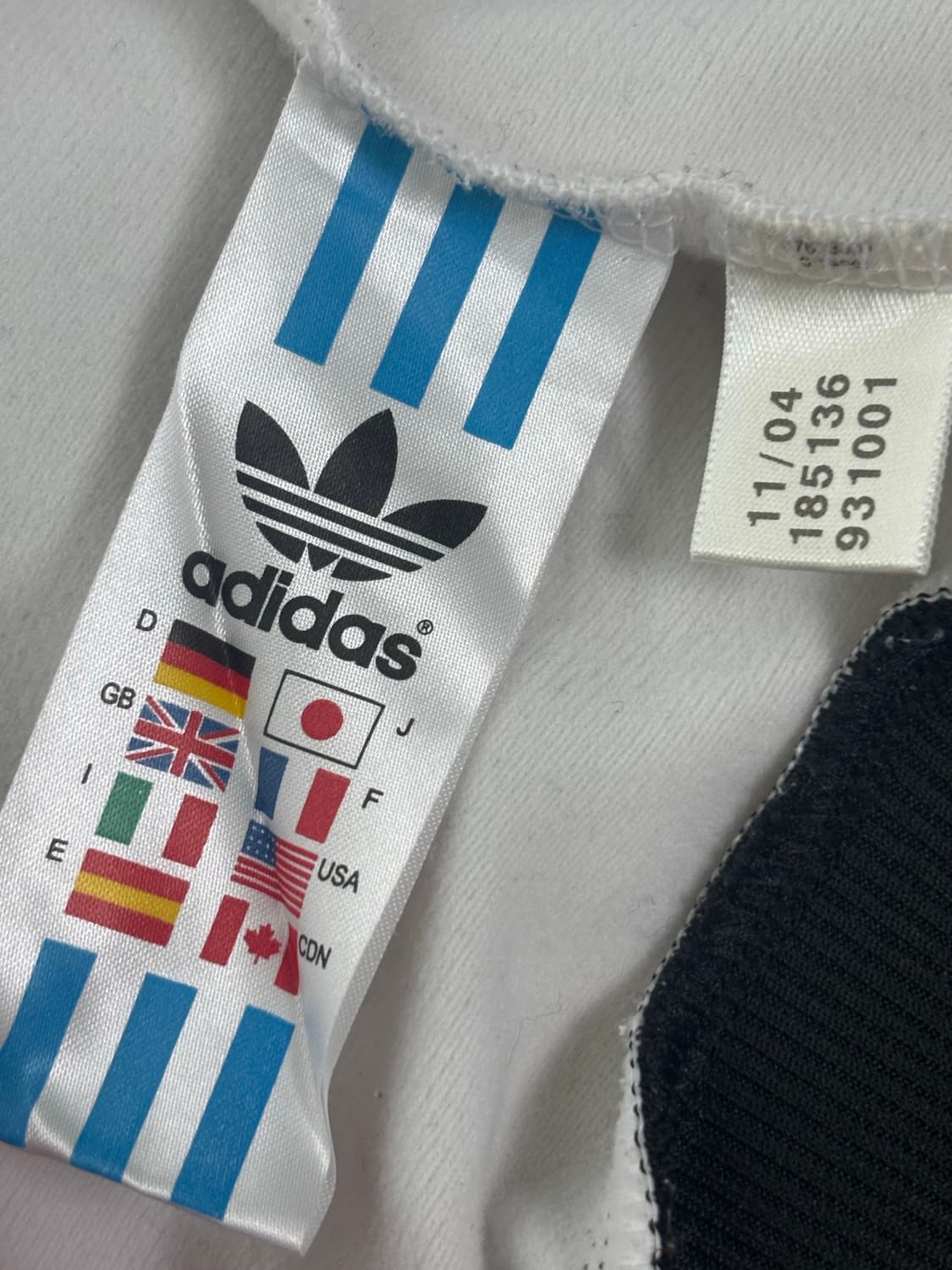 아디다스 온두라스 빅로고 트랙탑 흰검 져지 상품이미지3