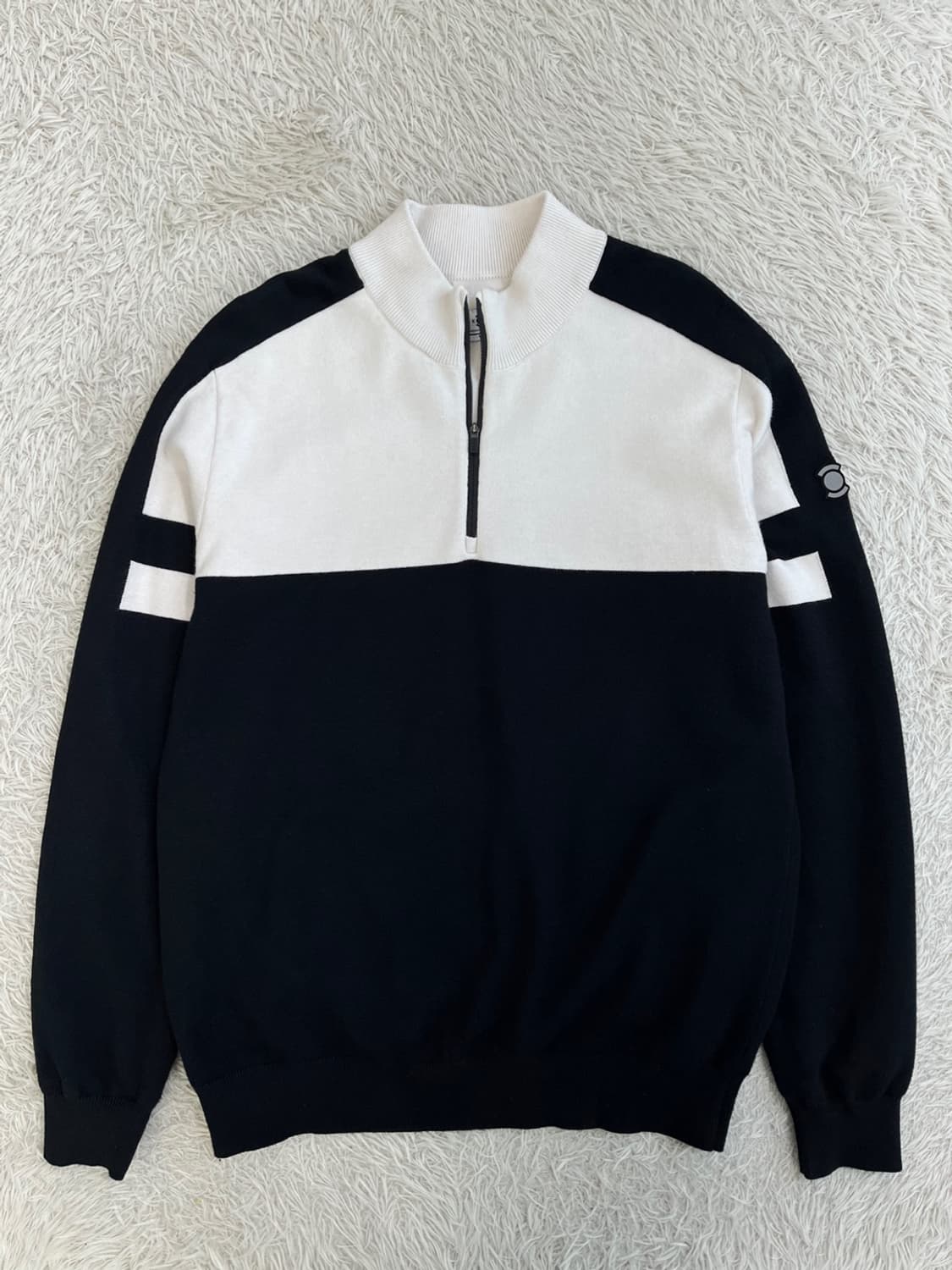 와이드앵글 반집업 니트/#94 상품이미지1