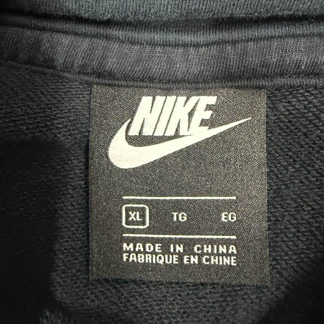 (XL)나이키 Nike 빅로고 후드티셔츠(블랙) 상품이미지2