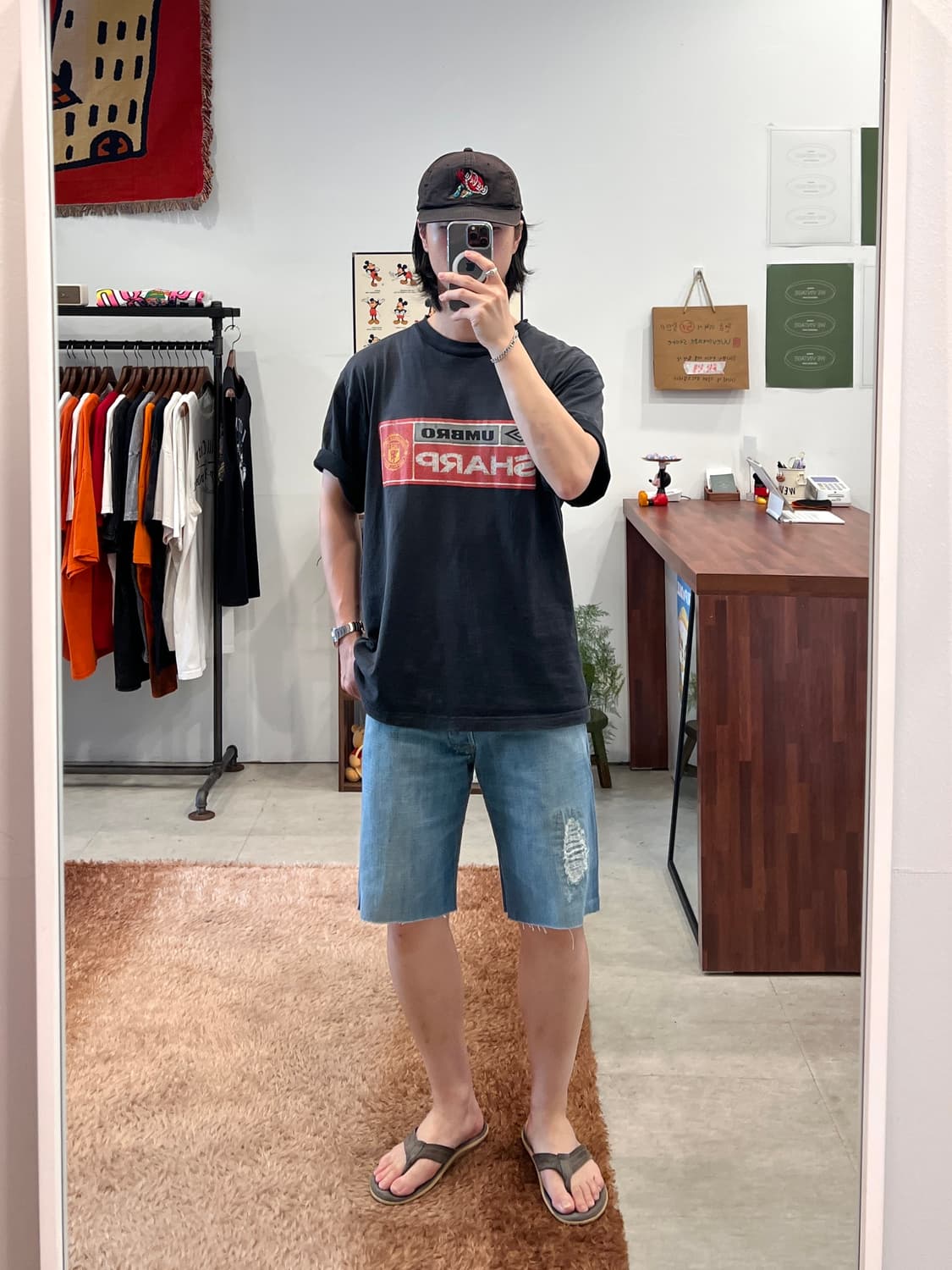 Diesel 디젤 빈티지 컷오프 데님 쇼츠 팬츠 (made Italy) 상품이미지2
