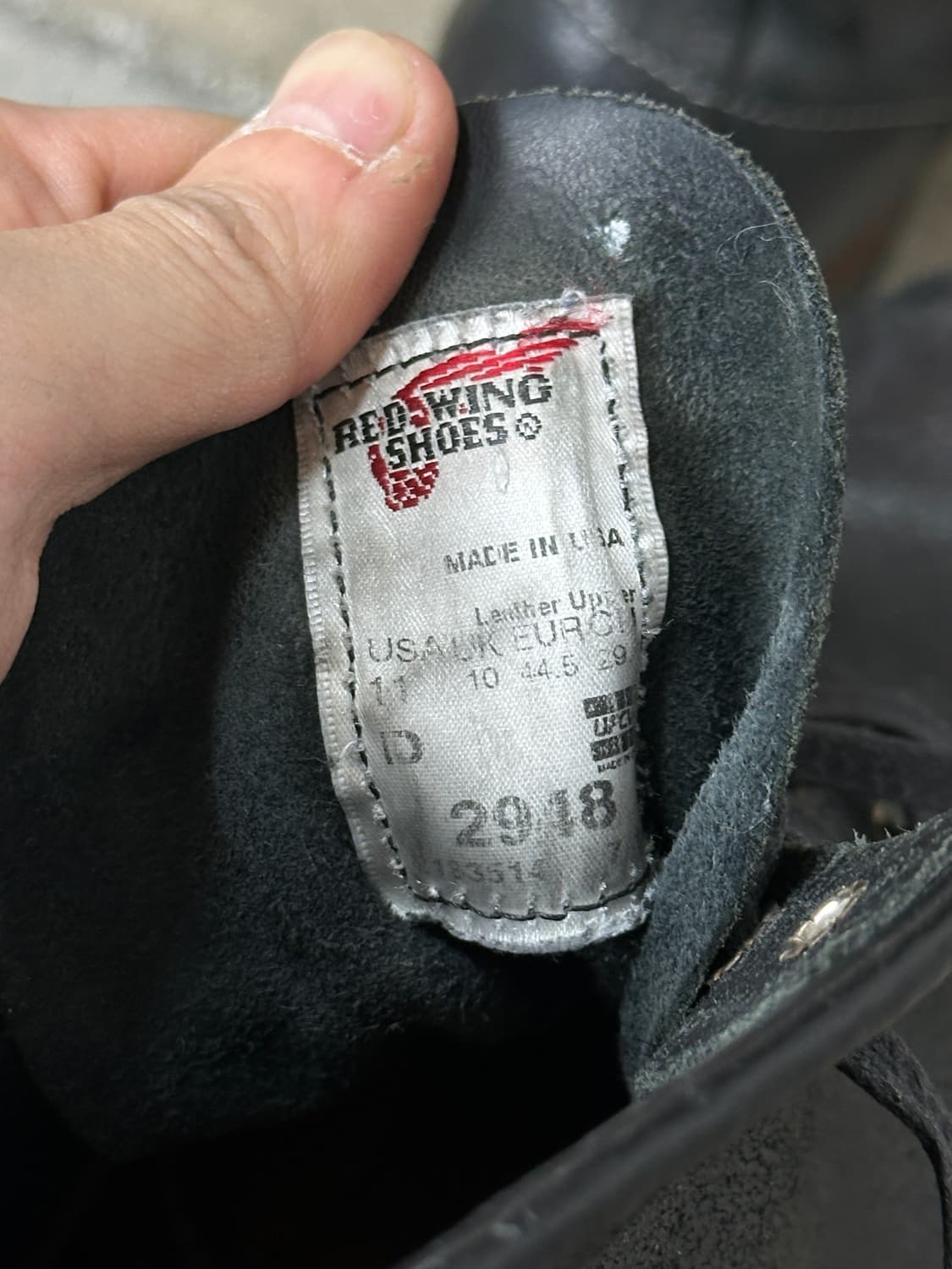 OG USA Made 레드윙 2948 러프아웃 스웨이드 러프넥 상품이미지10