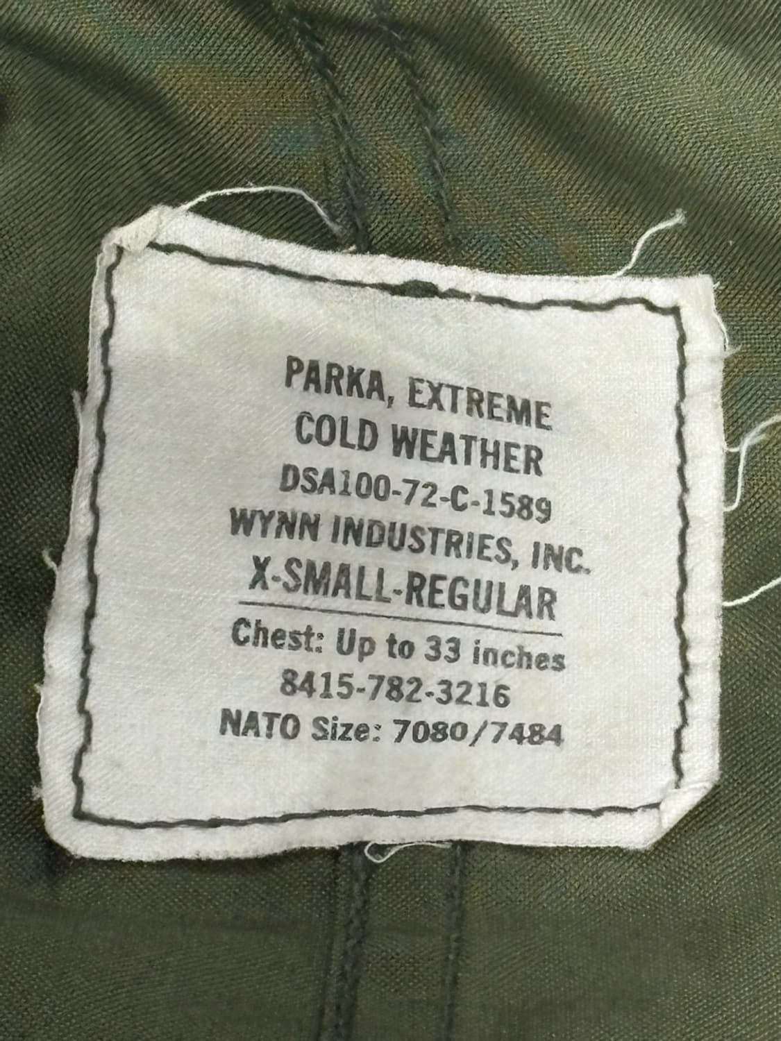 M-65 피쉬테일 개파카 xs 상품이미지10
