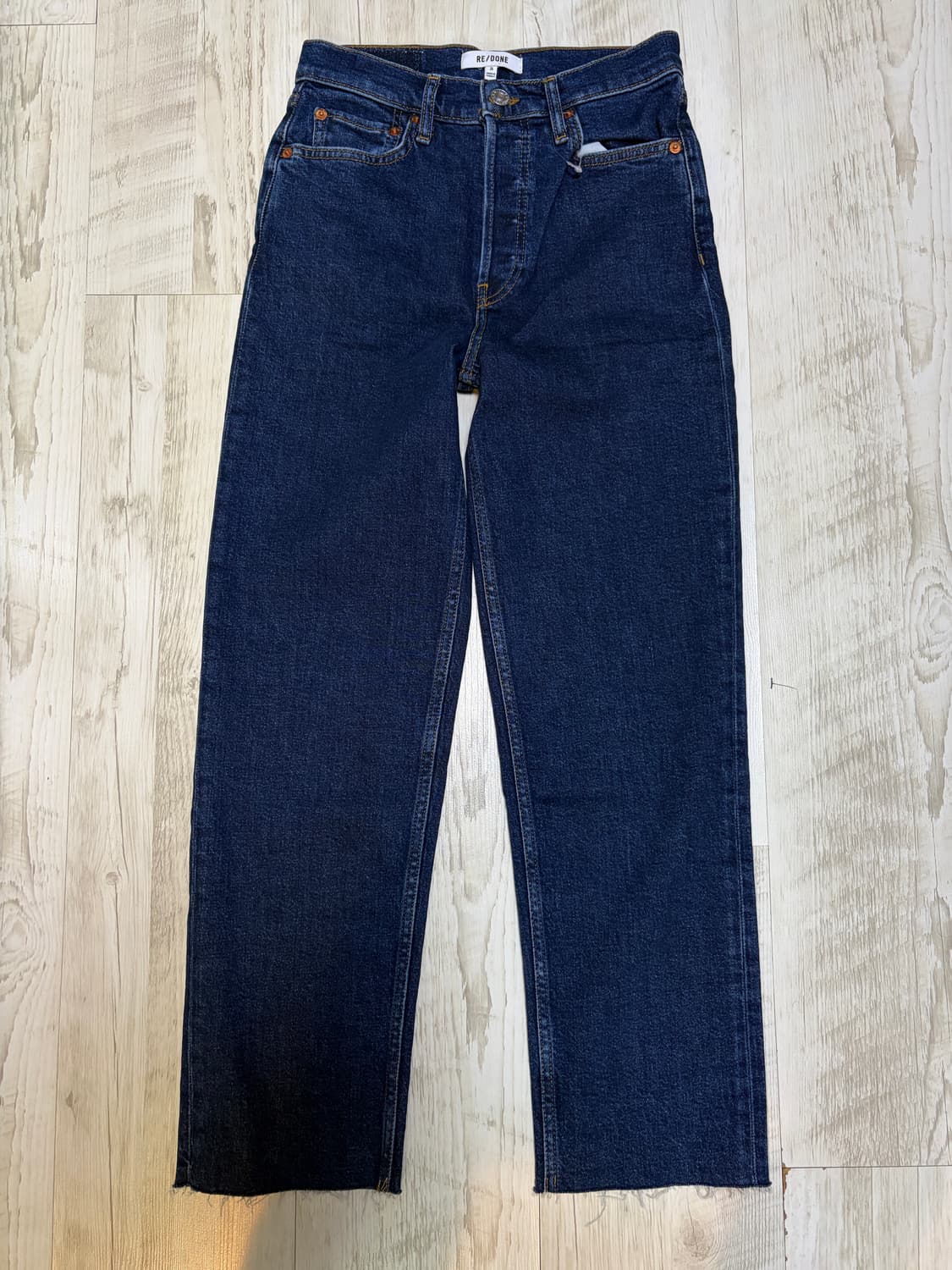 [26] 리던 RE/DONE 데님 청바지 새상품 진청 상품이미지1