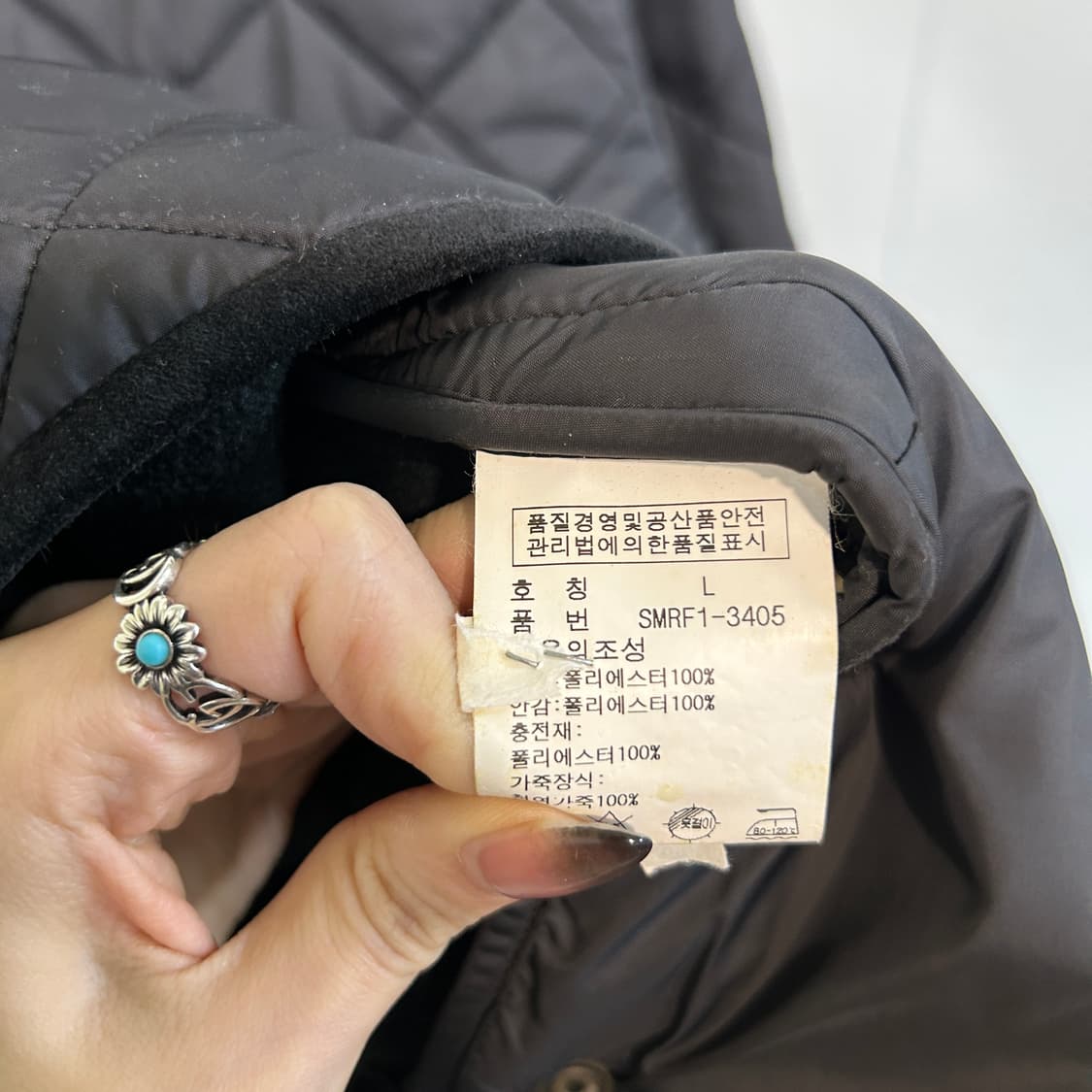 폴로 랄프로렌 남성 퀄팅 자켓 L 105정도 블랙 상품이미지4