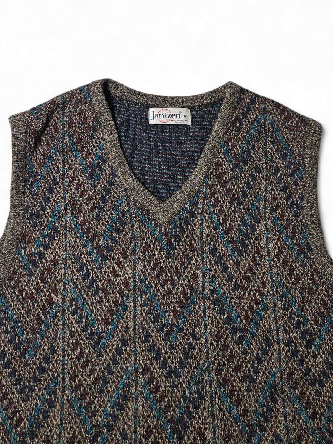 1980's Jantzen 모헤어 Mohair 베스트 조끼 M 105 상품이미지3