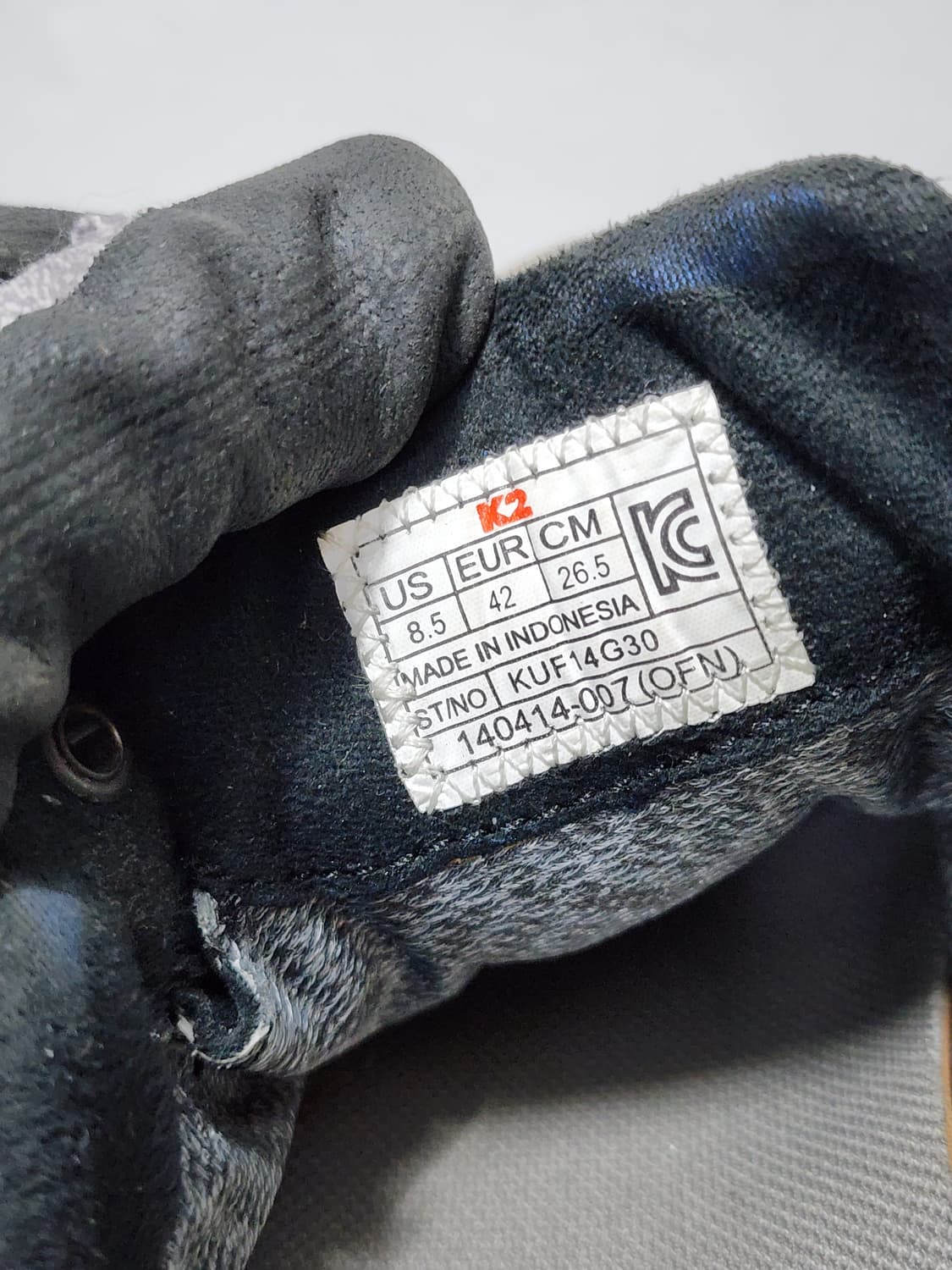 K2 고어텍스 가죽 등산화 트레킹화 상품이미지5