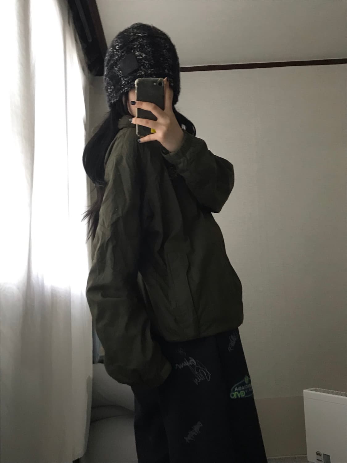 노페 카키 바람막이 상품이미지5