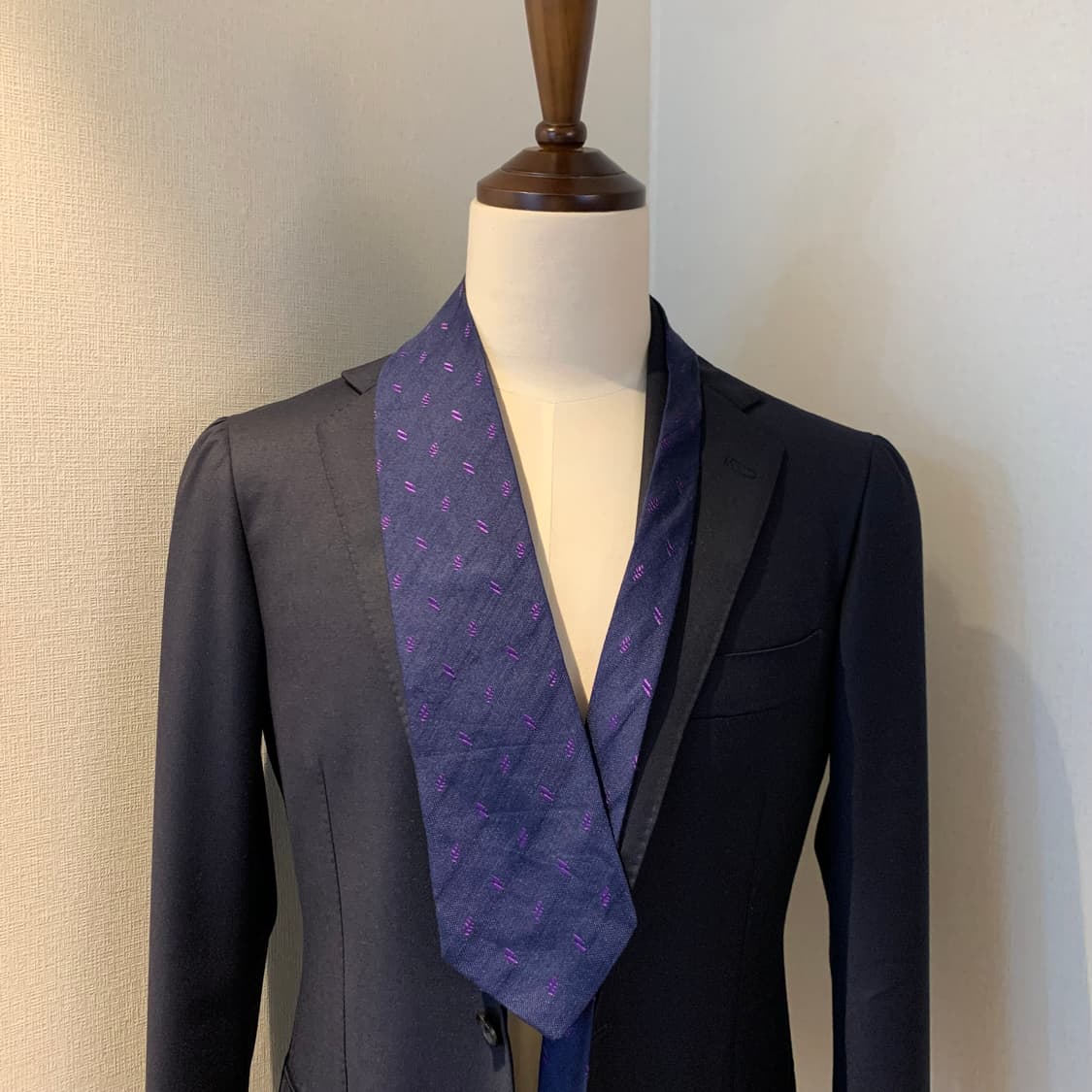 에트로(ETRO) 혼방 명품넥타이 A+등급 9.7cm 상품이미지1