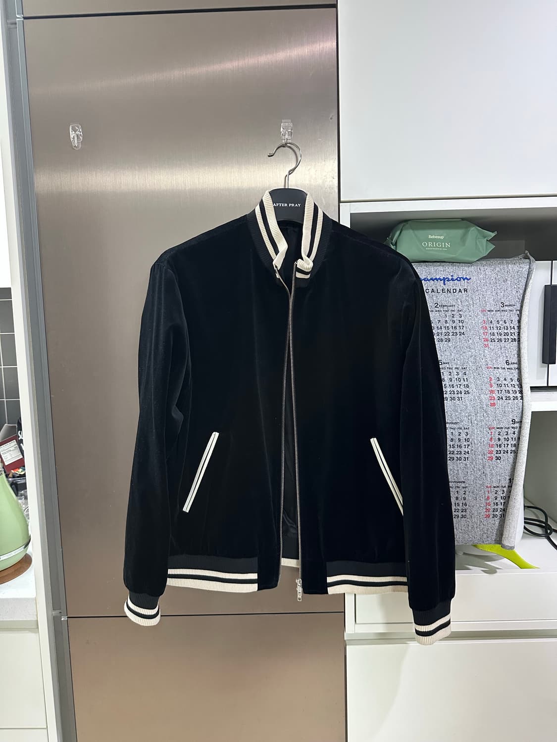 Youth 벨벳 바시티 자켓 상품이미지1