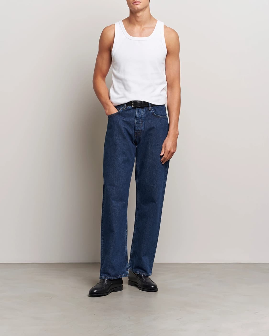 34x32) 선플라워 sunflower 루즈 데님 린스 블루 상품이미지5