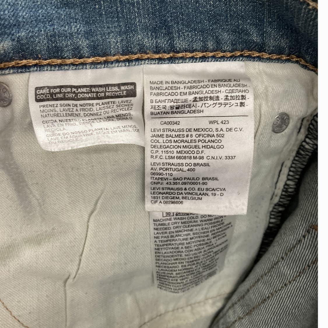 리바이스511 남성캐쥬얼청바지 32  상품이미지4