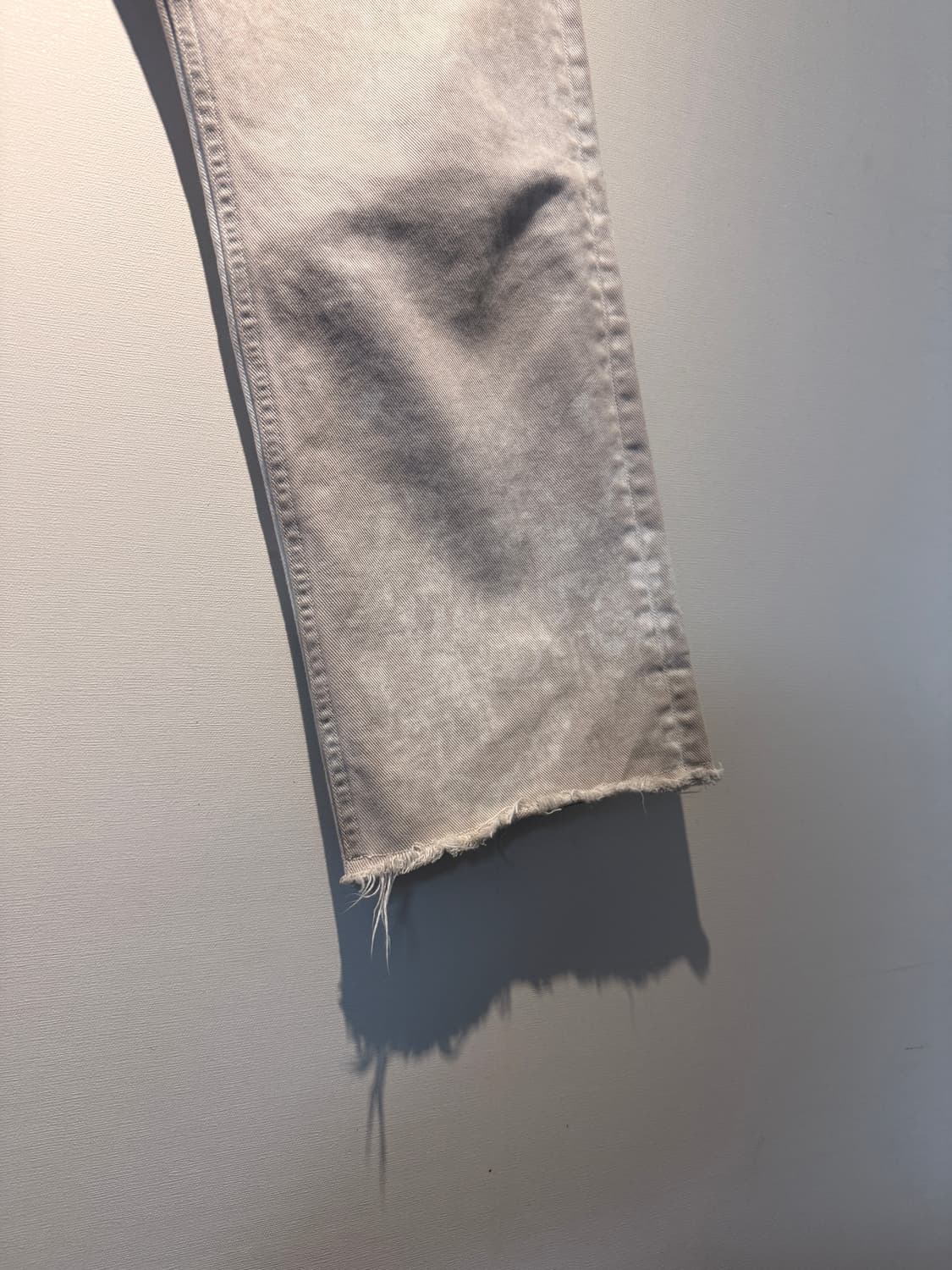 20AW Snow-Washed Cut-off Denim 상품이미지4