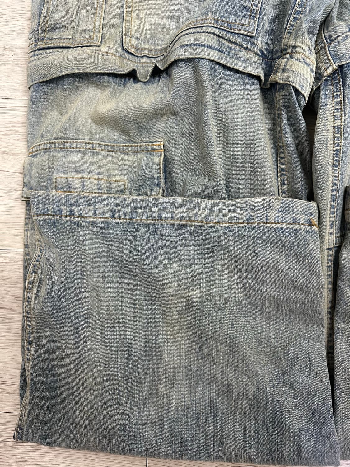 발렌시아가 재패니즈 라지 카고 팬츠 데님 상품이미지5