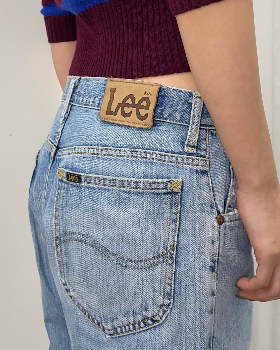 Lee 연청 스트레이트 데님 팬츠 상품이미지2