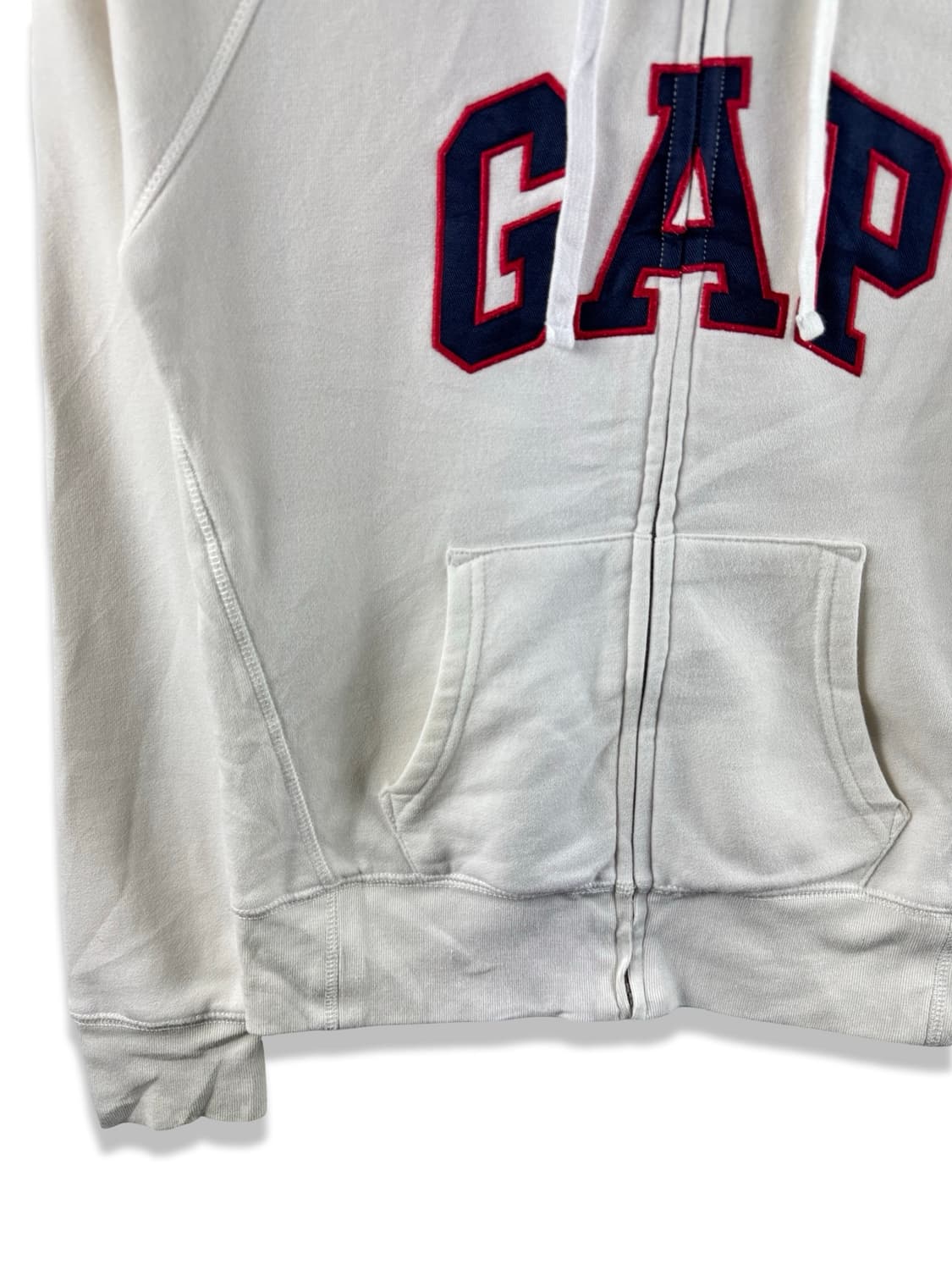 갭 화이트 레드 후드집업2406 상품이미지4