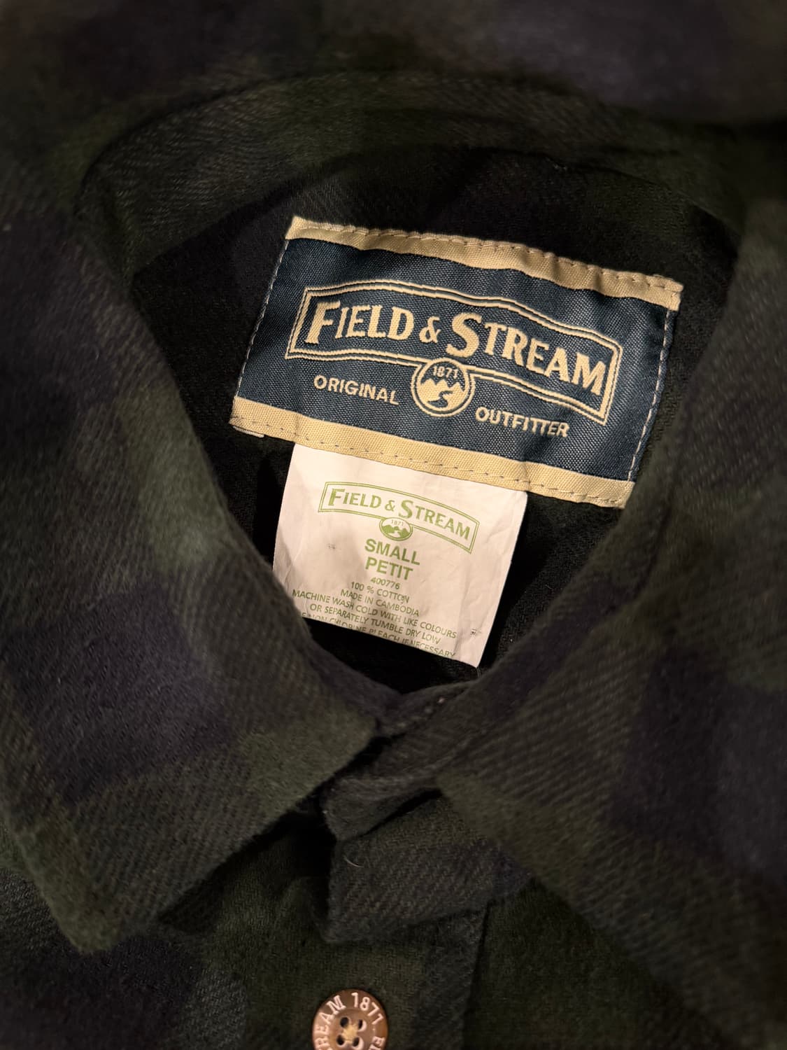 00s Field & Stream 빈티지 플란넬 체크 셔츠 상품이미지9