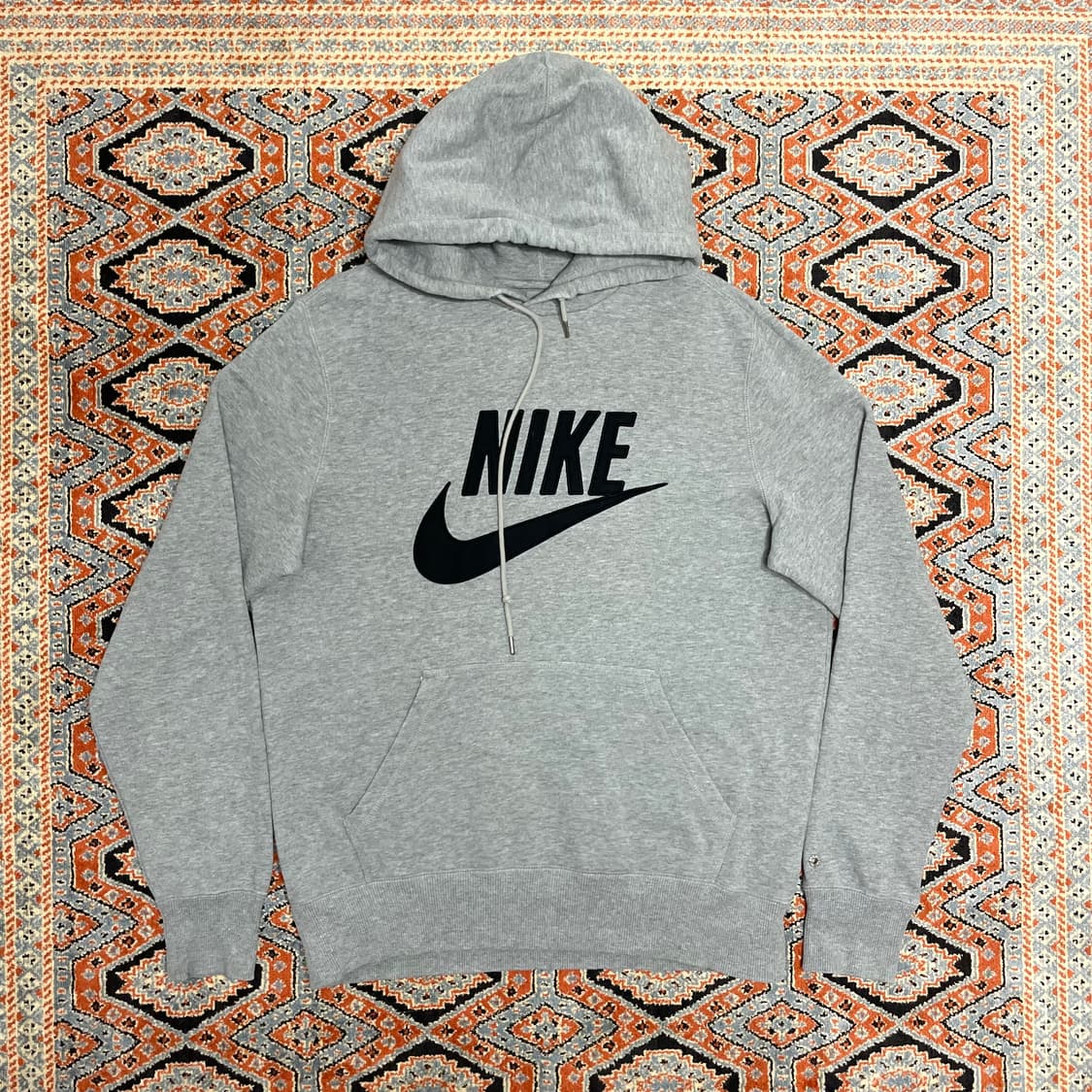 나이키 스펠로고 그레이 후드티셔츠 남성L 상품이미지1
