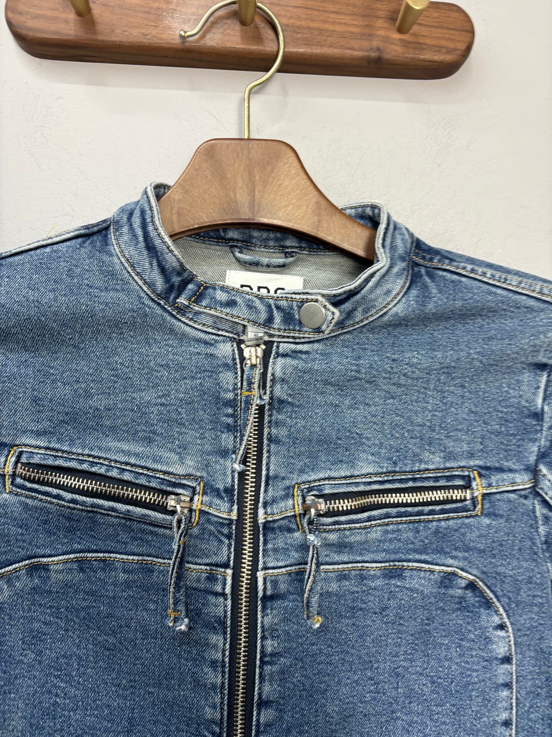 어반아웃피터스 크롭 데님 바이커자켓 A2744 상품이미지3