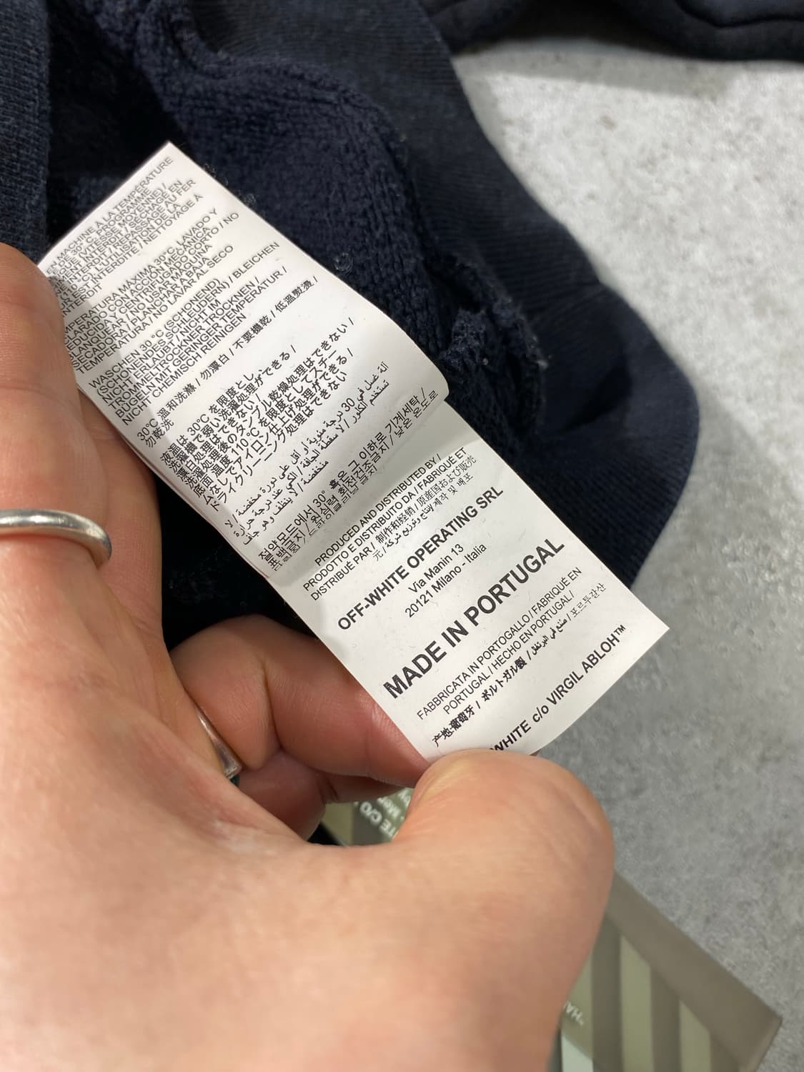 [S] Off White 오프화이트 백본 애로우 후드티 상품이미지9