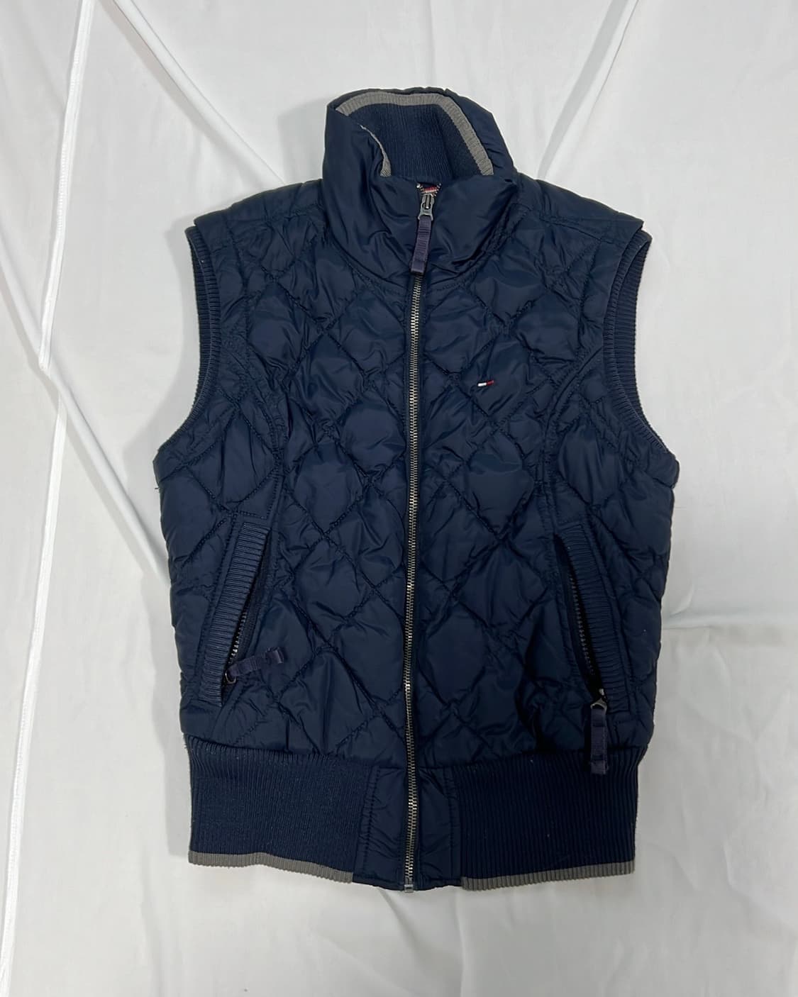 타미 네이비 퀼팅 조끼 상품이미지2