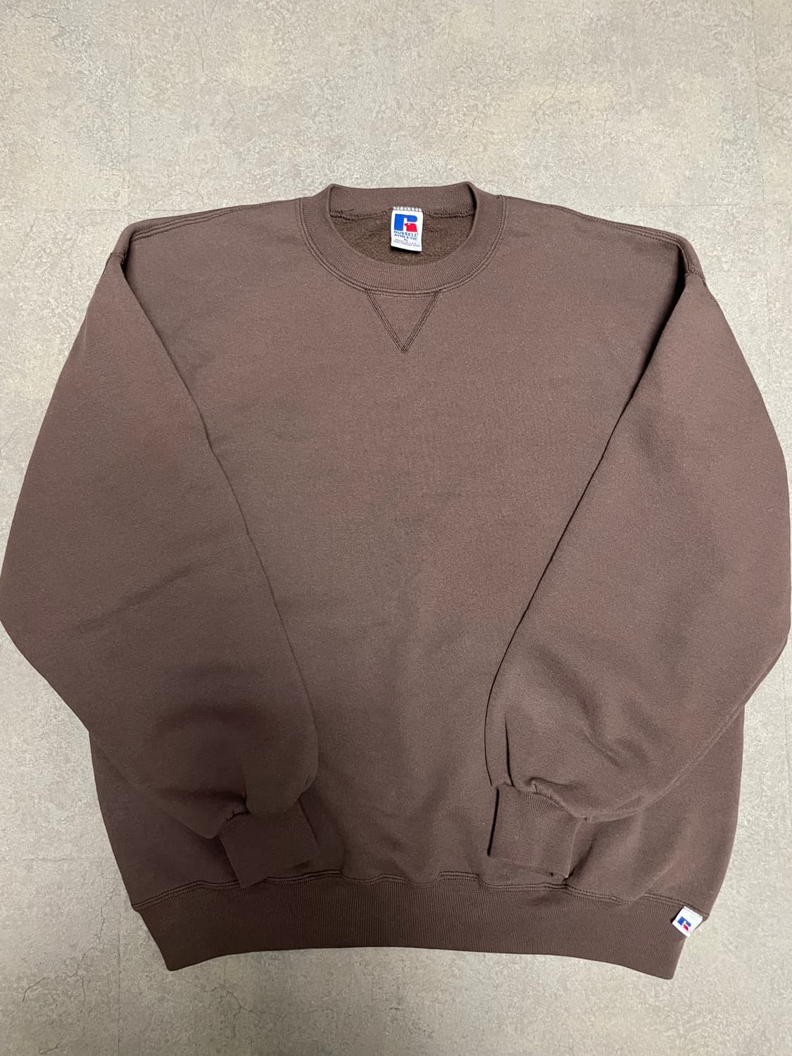90s USA 러셀 RUSSELL 스웻 셔츠 맨투맨 모카 브라운 상품이미지1